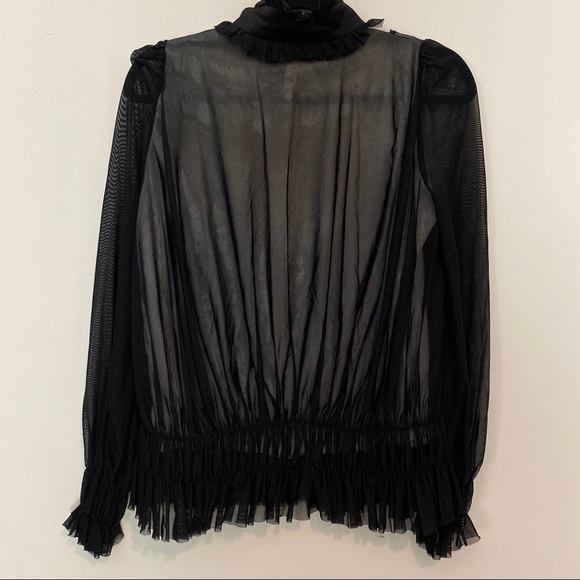 Tuxedo Women’s Button Down Top - Picture 5 of 6